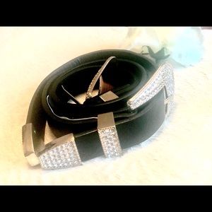 Black belt with bling .